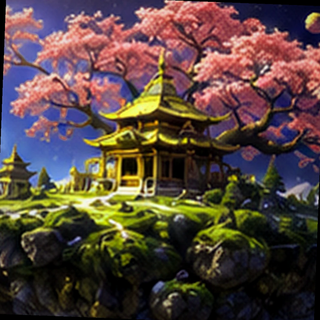 Floating Island NFT artwork