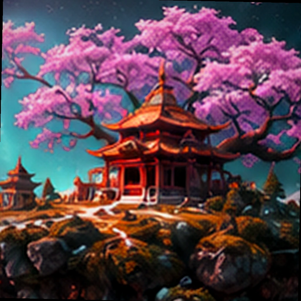Neon Oni NFT artwork